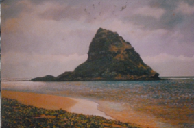 "Afternoon Mokolii" — painting by Dennis Morton