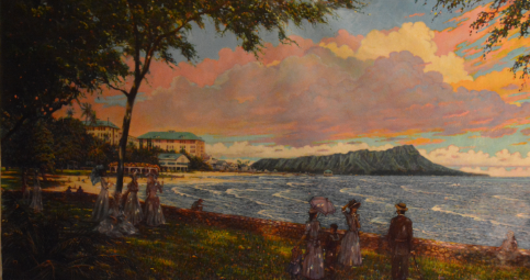 "Hanalei" — painting by Dennis Morton