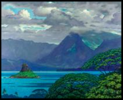 "Windward Mokolii" — painting by Dennis Morton