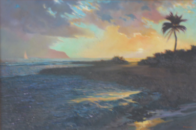 "Keana Point" — painting by Dennis Morton