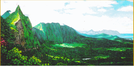 "Maui" — painting by Dennis Morton